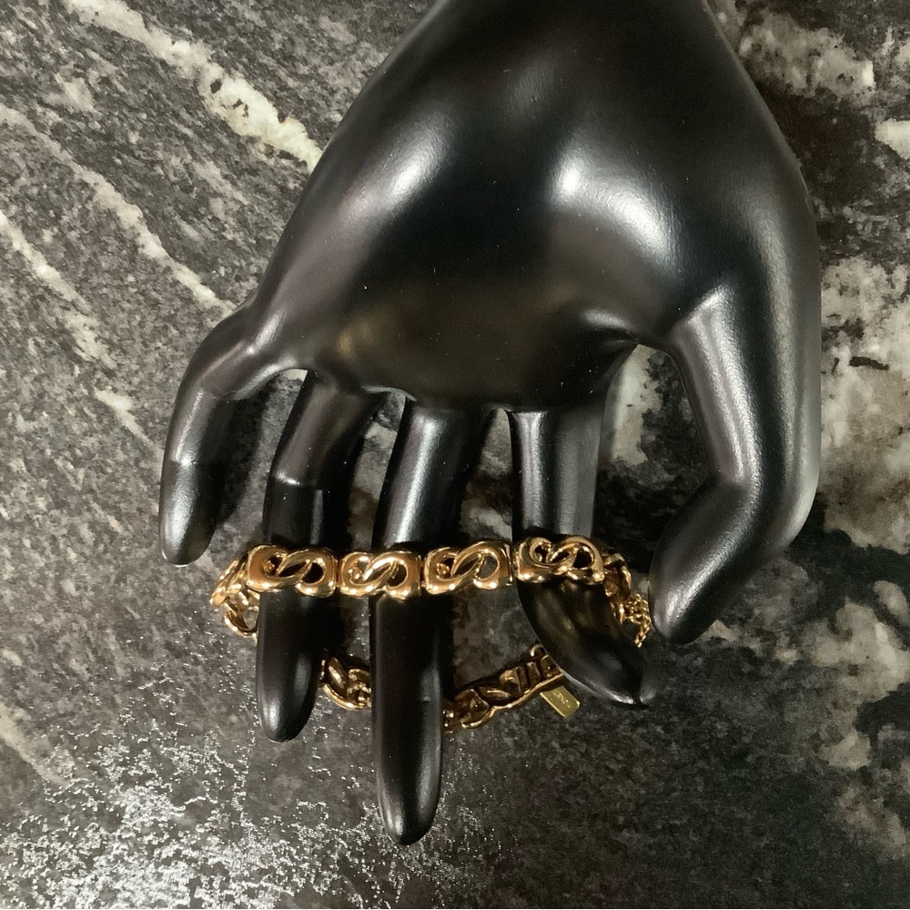 Monet Elegant Gold Chain Bracelet
